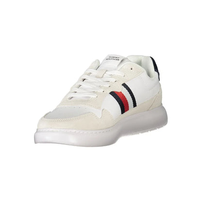 Tommy Hilfiger Sports Shoe Iconic White Sneakers for Effortless Style