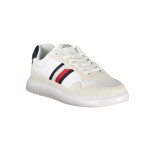 Tommy Hilfiger Sports Shoe Iconic White Sneakers for Effortless Style