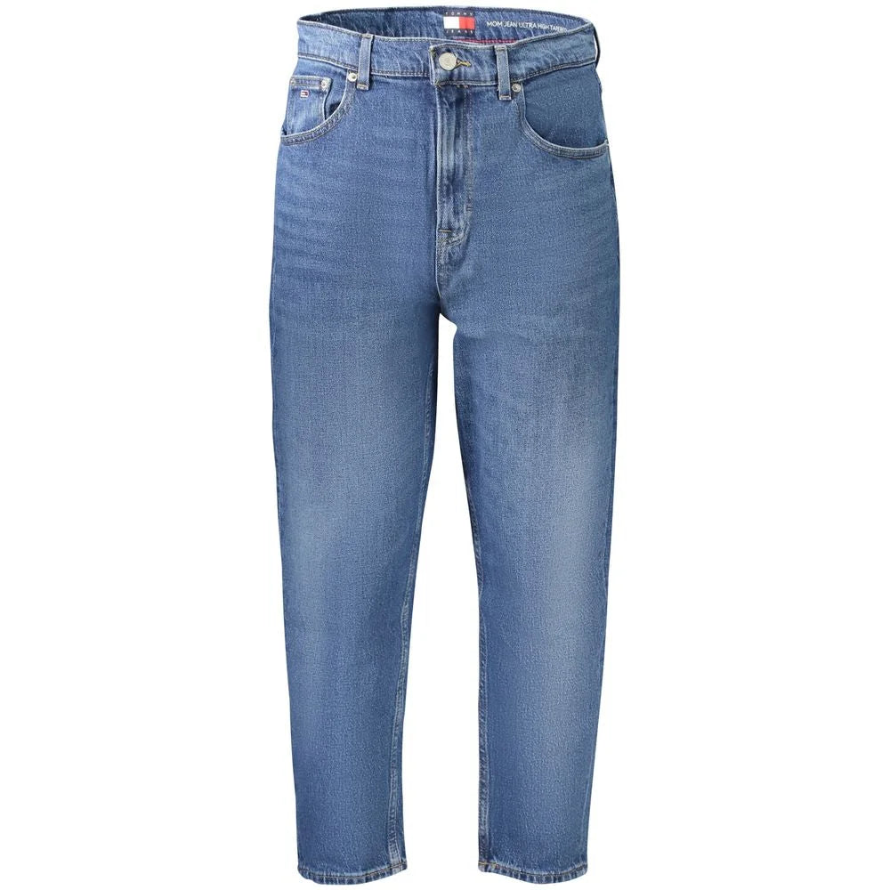 Tommy Hilfiger Ultra High Tapered Mom Jeans Classic Blue Denim