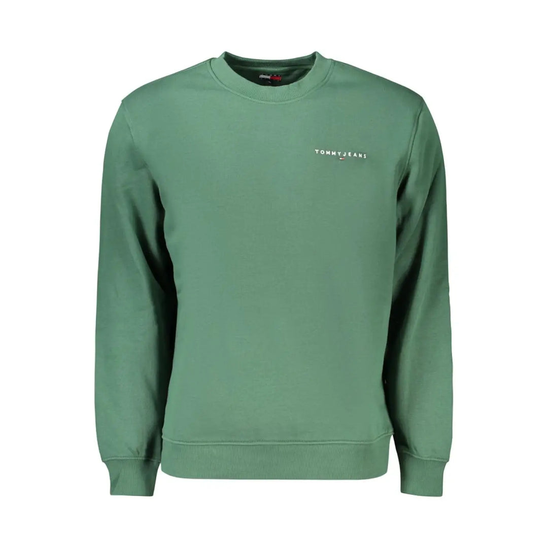 Tommy Hilfiger Verde Cotton Male Sweatshirt