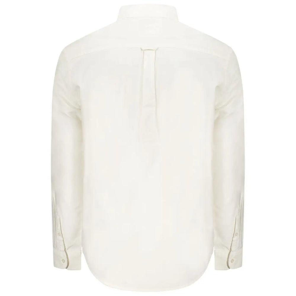 Tommy Hilfiger White Cotton Men Shirt