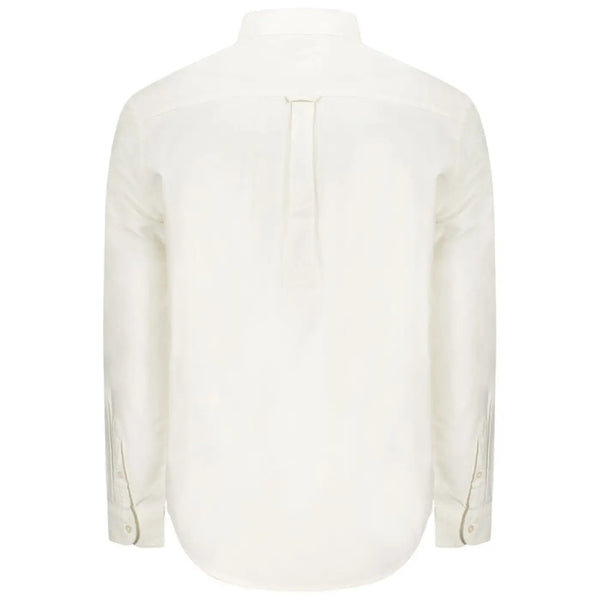 Tommy Hilfiger White Cotton Men Shirt