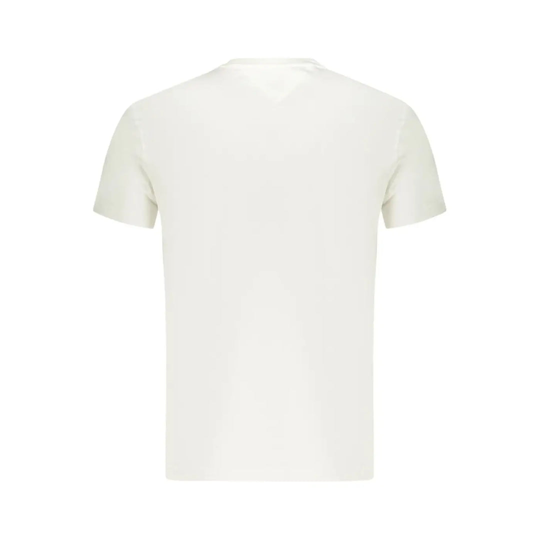 Tommy Hilfiger White Cotton Men T-shirt