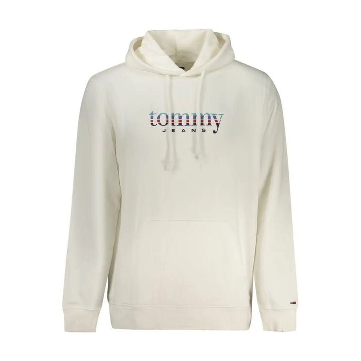 Tommy Hilfiger White Cotton Men’s Hoodie