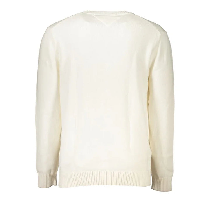 Tommy Hilfiger White Cotton Men’s Sweater