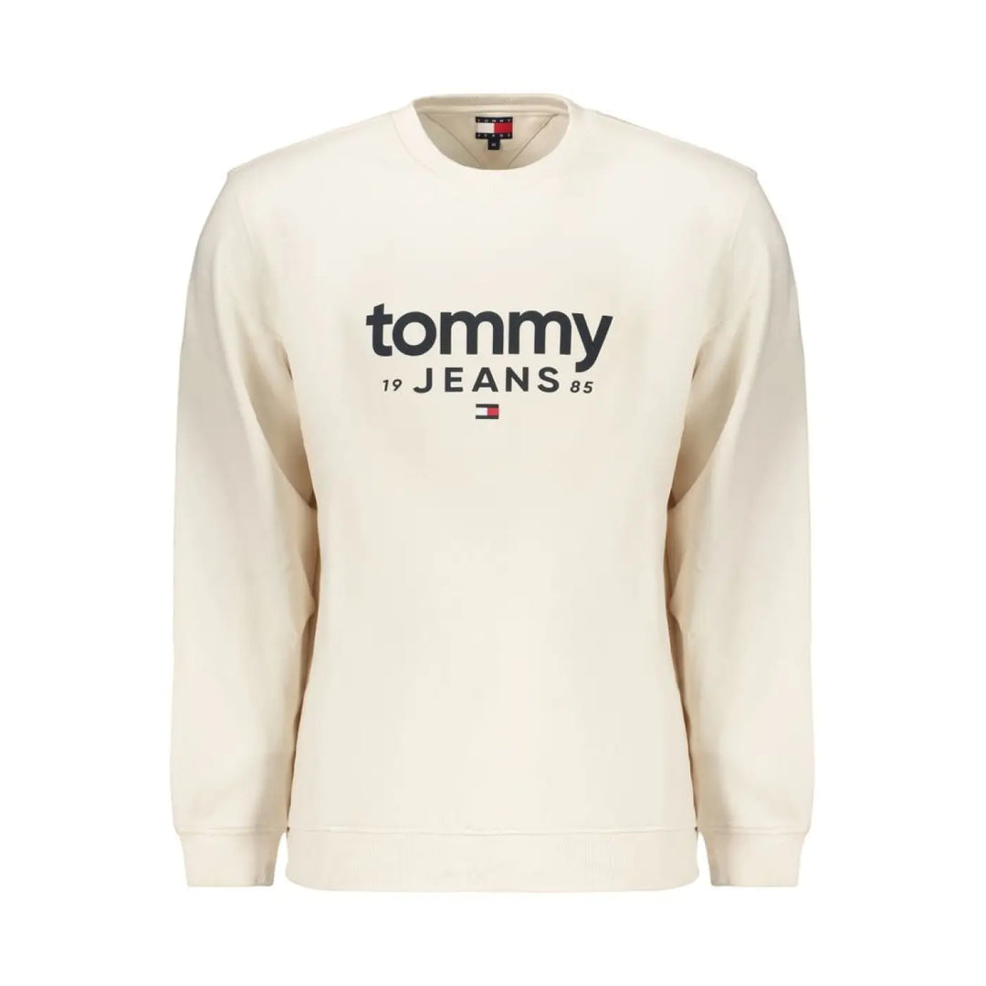 Tommy Hilfiger White Cotton Men’s Sweatshirt