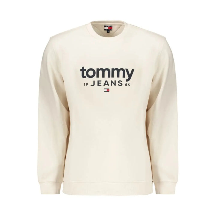 Tommy Hilfiger White Cotton Men’s Sweatshirt