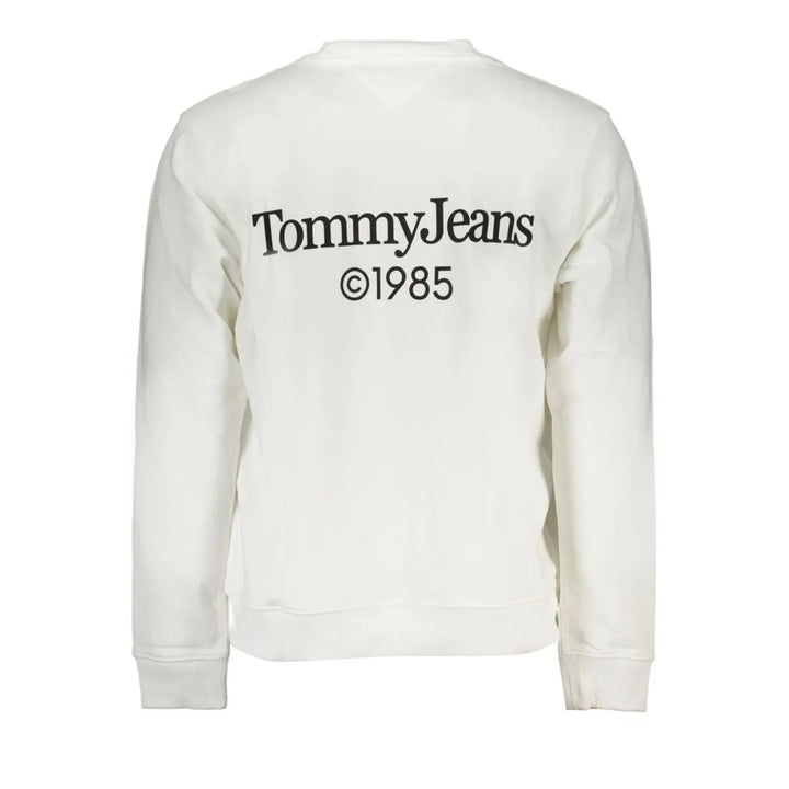 Tommy Hilfiger White Cotton Men’s Sweatshirt