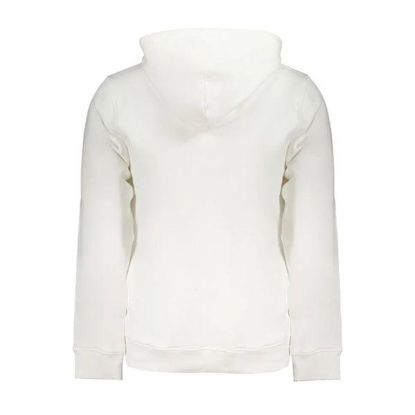 Tommy Hilfiger White Cotton Men’s Sweatshirt Hoodie