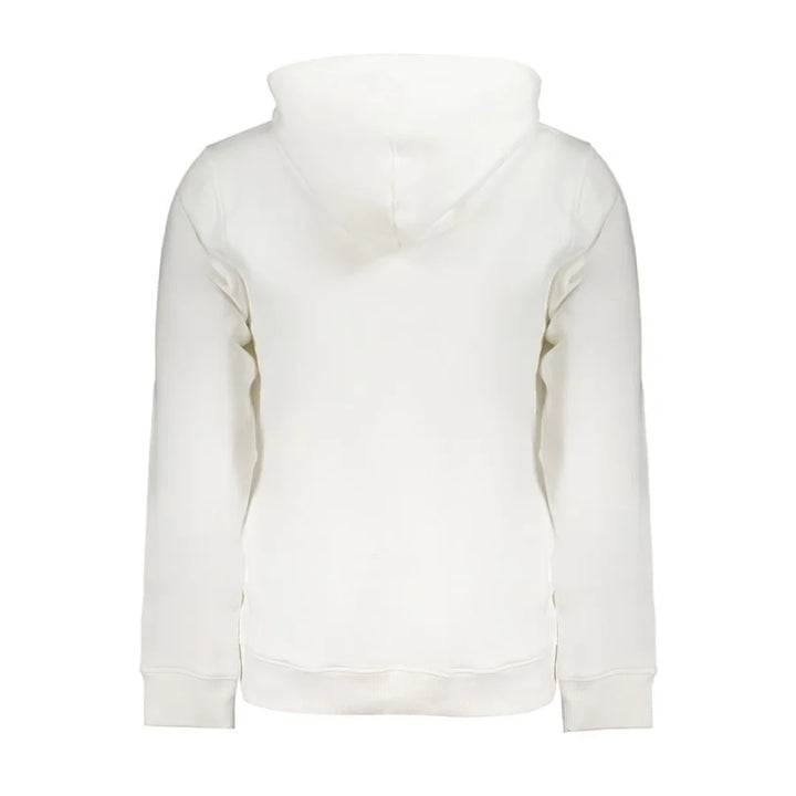 Tommy Hilfiger White Cotton Men’s Sweatshirt Hoodie