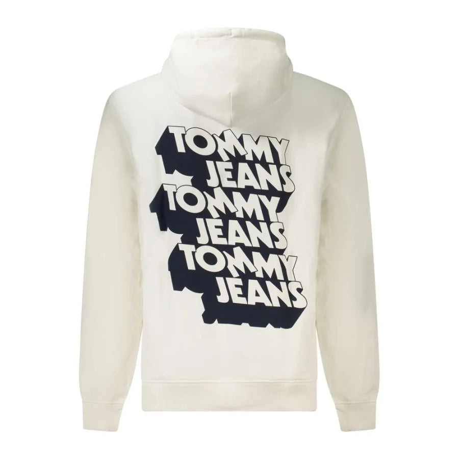 Tommy Hilfiger White Cotton Men’s Sweatshirt