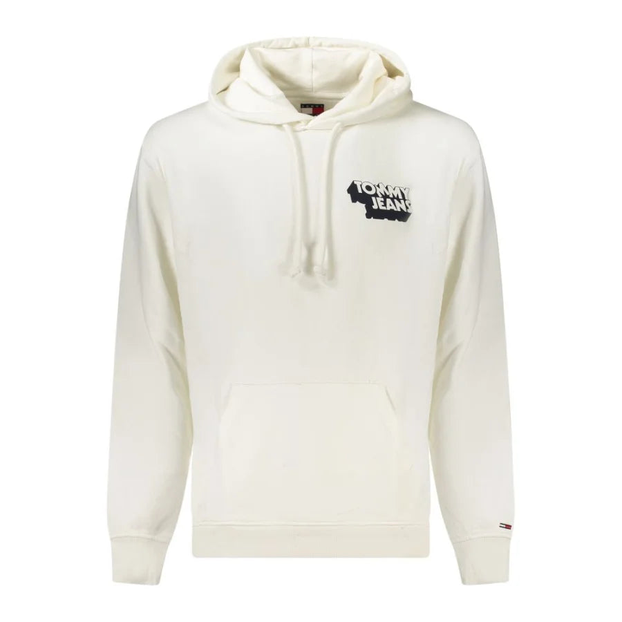 Tommy Hilfiger White Cotton Men’s Sweatshirt