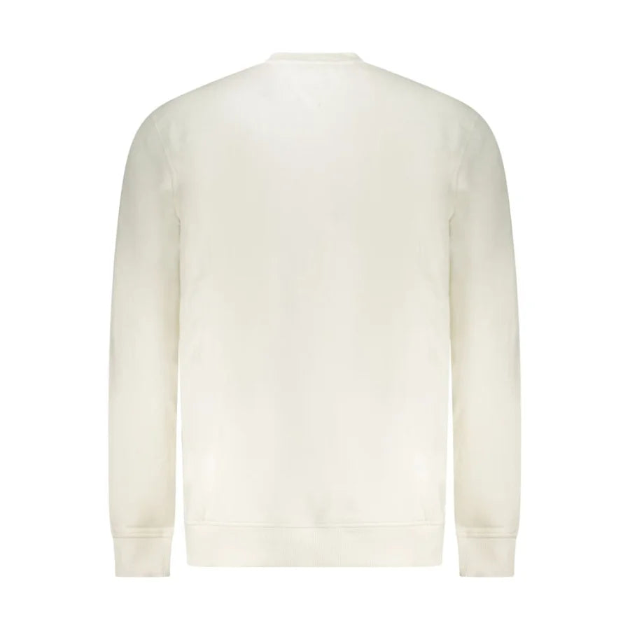 Tommy Hilfiger White Cotton Men’s Sweatshirt