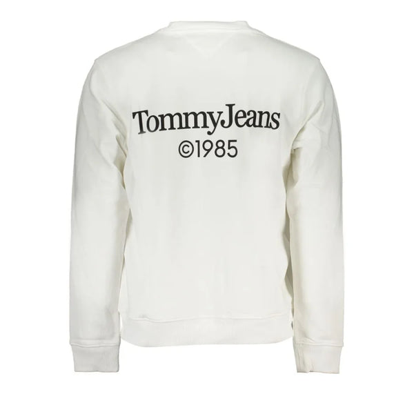 Tommy Hilfiger White Cotton Men’s Sweatshirt