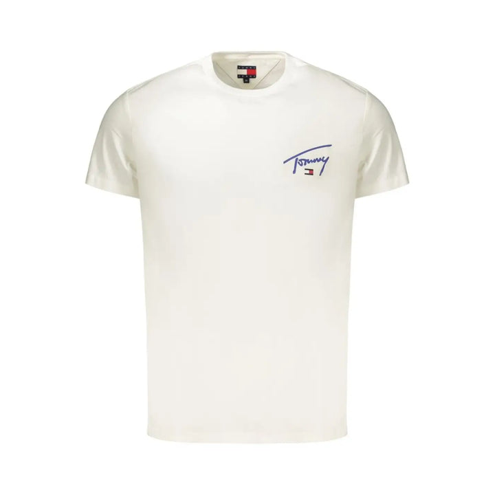Tommy Hilfiger White Cotton Men’s T-shirt