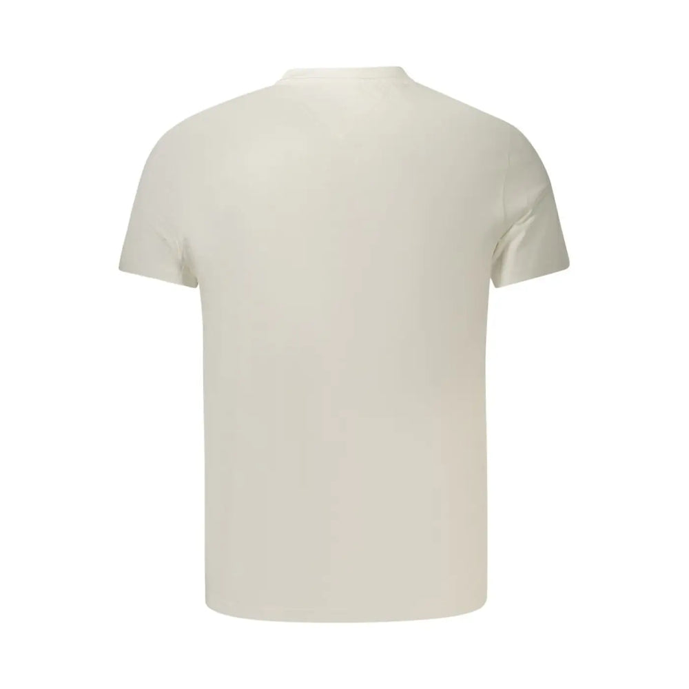 Tommy Hilfiger White Cotton Mens T-shirt