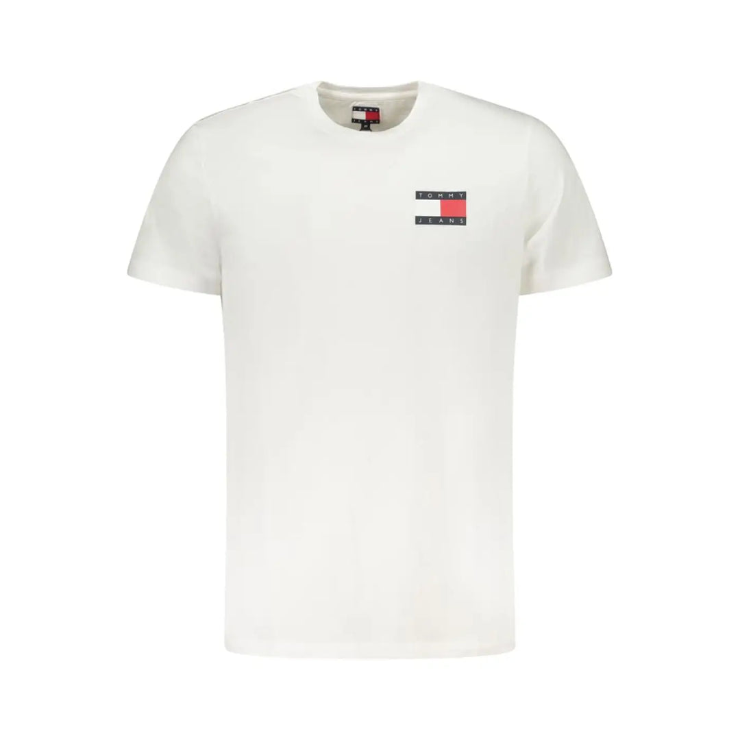 Tommy Hilfiger White Cotton Men’s T-shirt