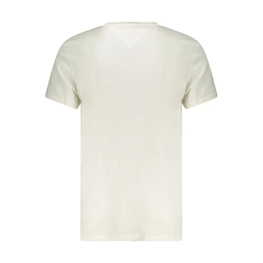 Tommy Hilfiger White Cotton Men’s T-shirt