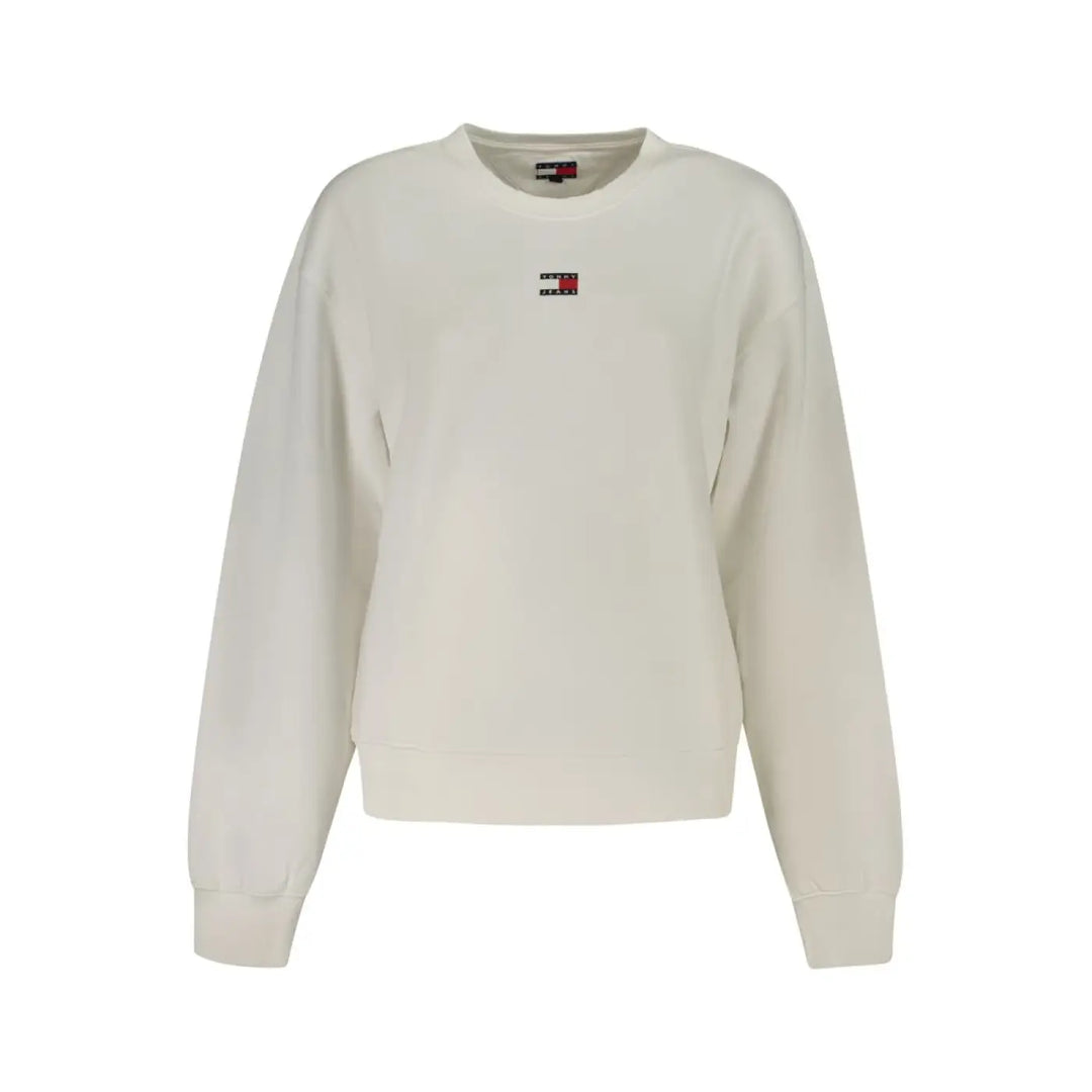 Tommy Hilfiger White Cotton Women Sweatshirt