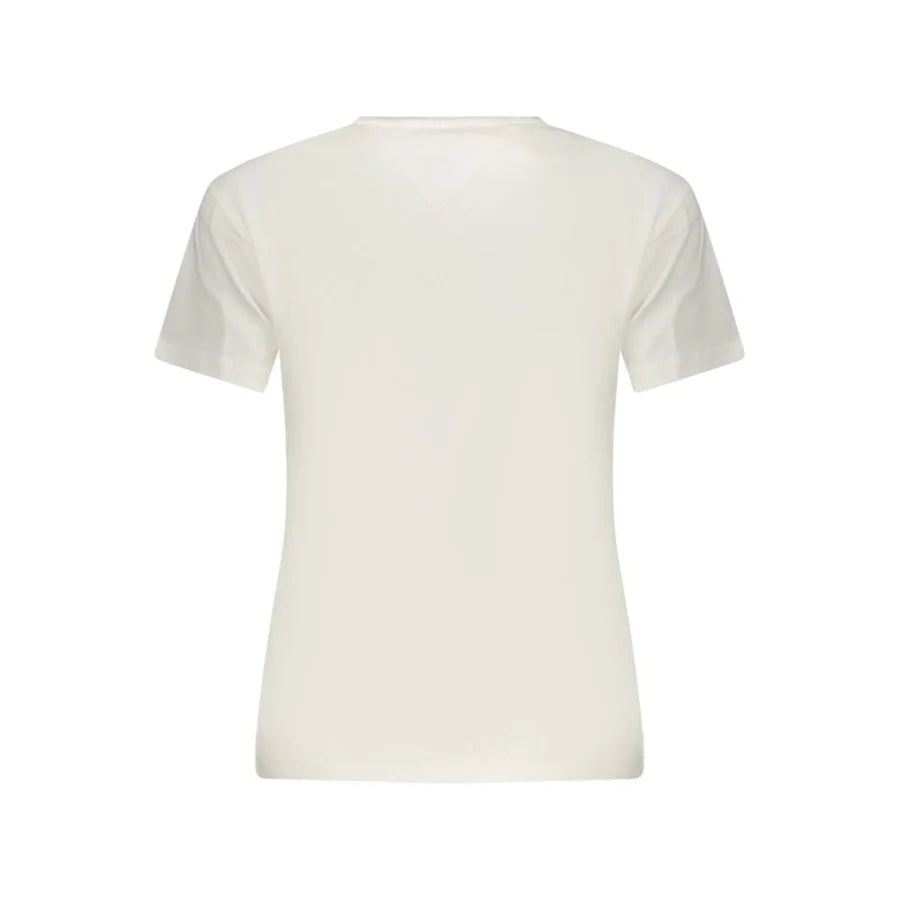 Tommy Hilfiger White Cotton Women T-Shirt