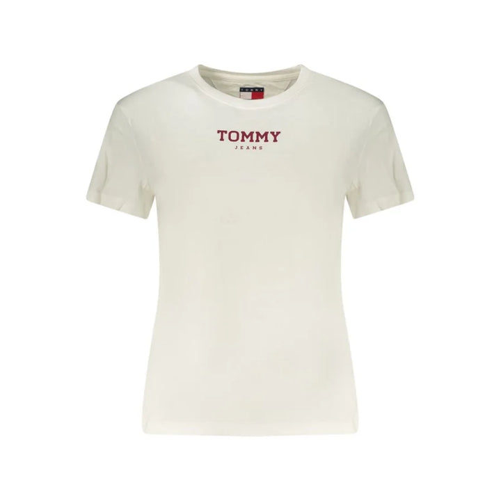 Tommy Hilfiger White Cotton Women T-Shirt