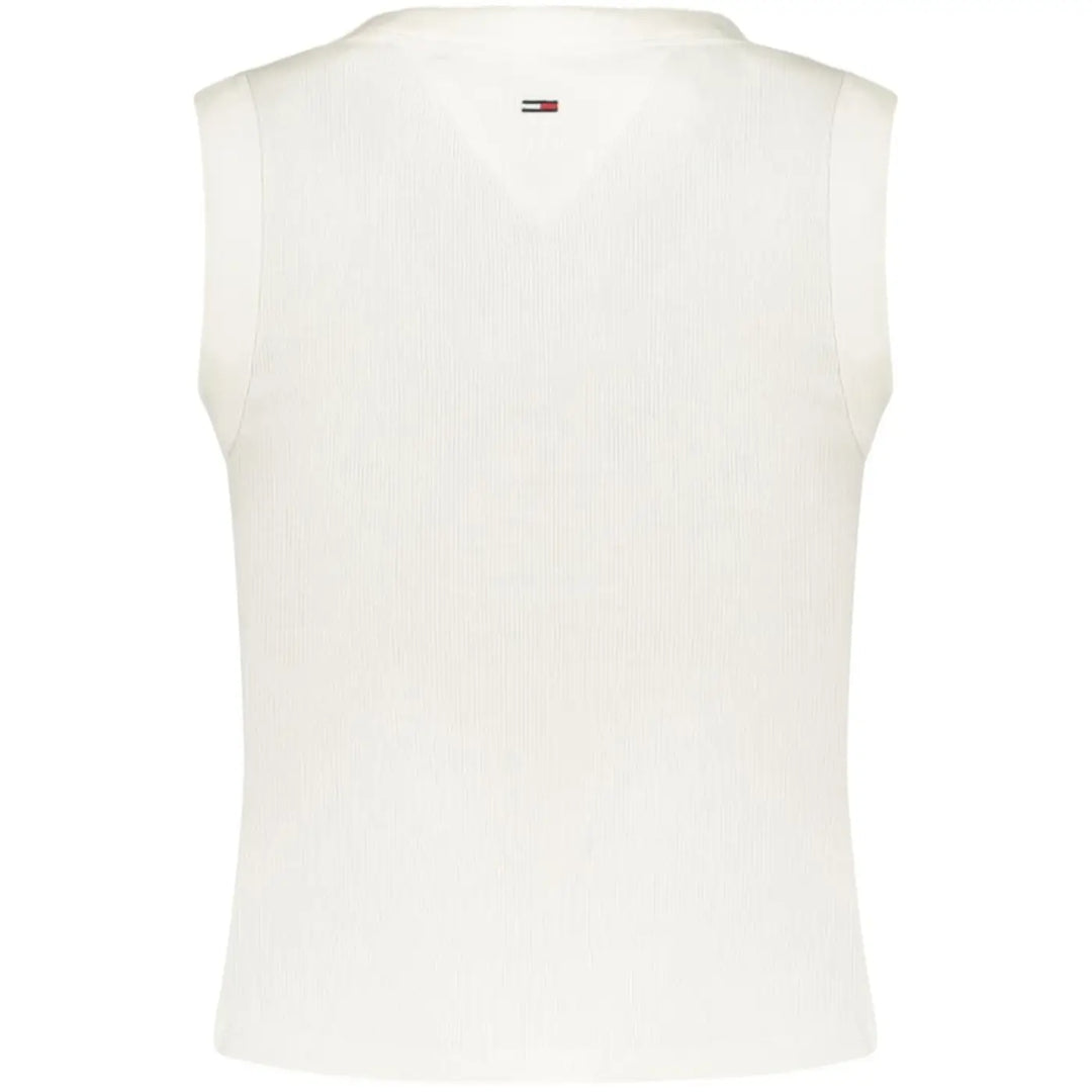 Tommy Hilfiger White Cotton Women’s Tank