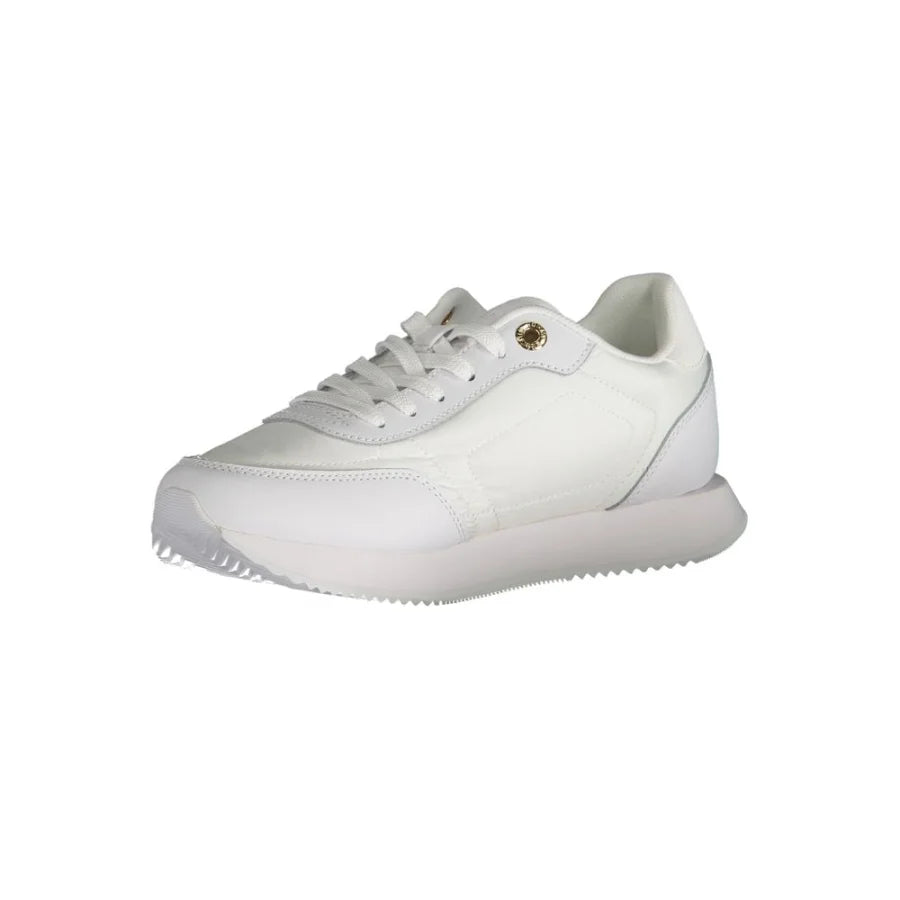 Tommy Hilfiger White Leather Women Sneaker