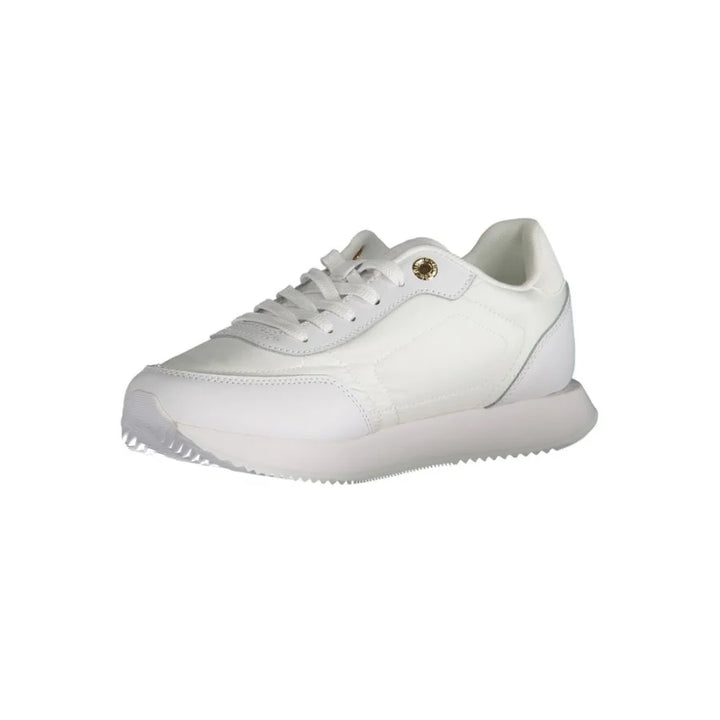 Tommy Hilfiger White Leather Women Sneaker