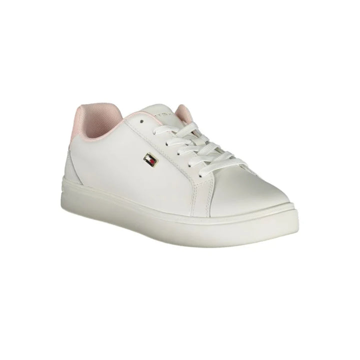 Tommy Hilfiger White Leather Women Sneaker