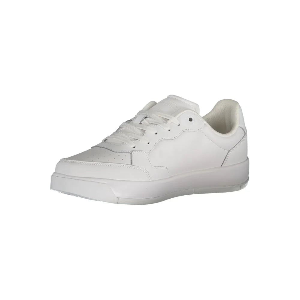 Tommy Hilfiger White Polyester Athletic Sneakers