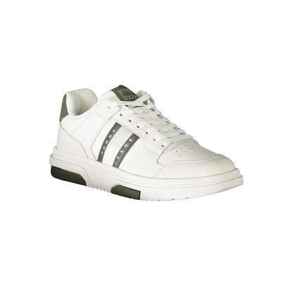 Tommy Hilfiger White Polyester Athletic Sneakers