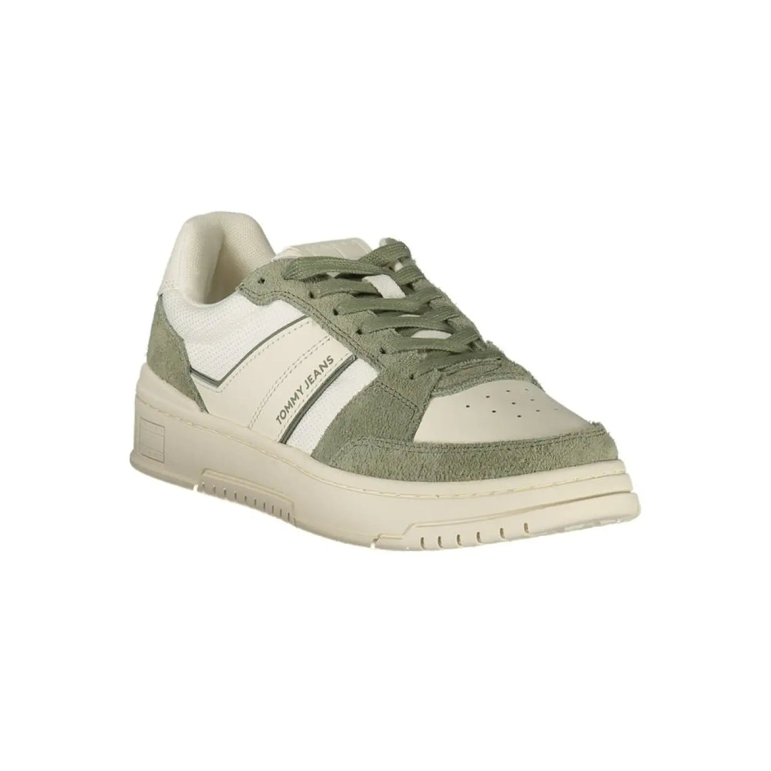 Tommy Hilfiger White Polyester Men Sneaker