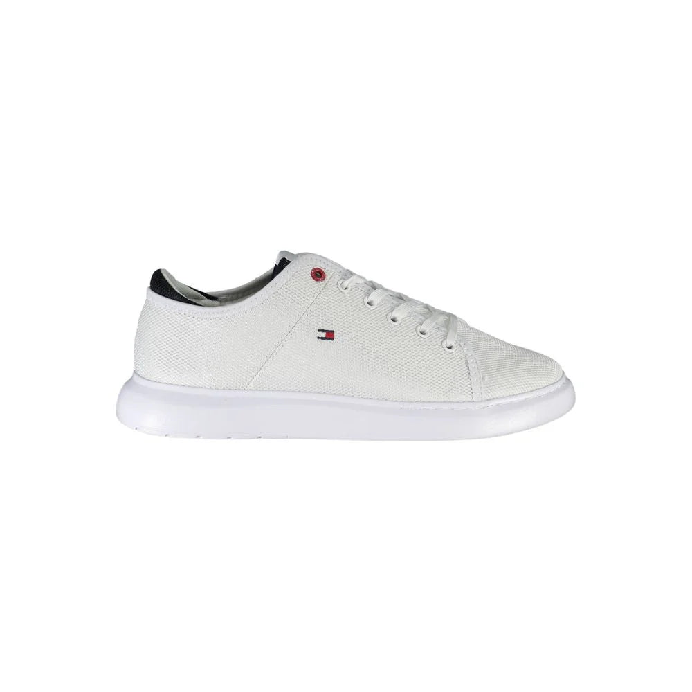 Tommy Hilfiger White Polyester Men Sneaker
