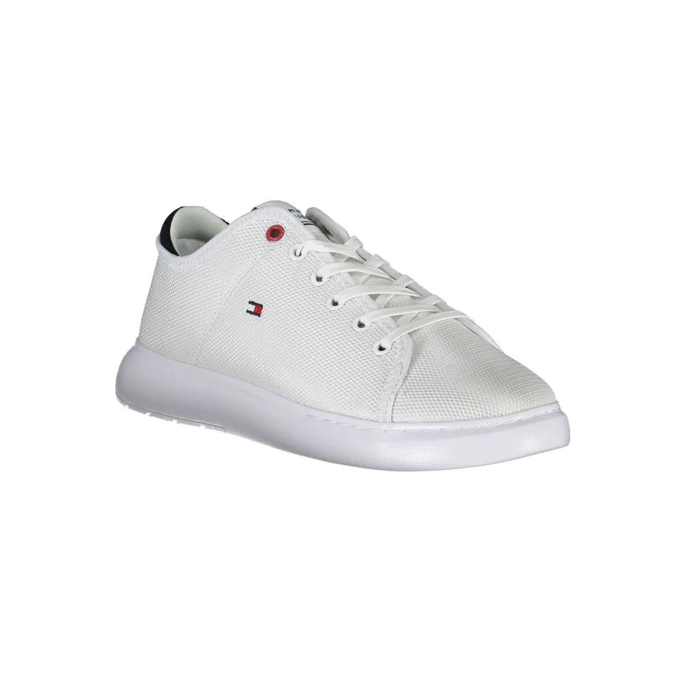 Tommy Hilfiger White Polyester Men Sneaker