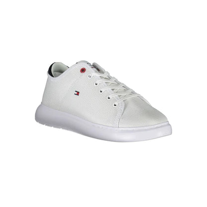Tommy Hilfiger White Polyester Men Sneaker