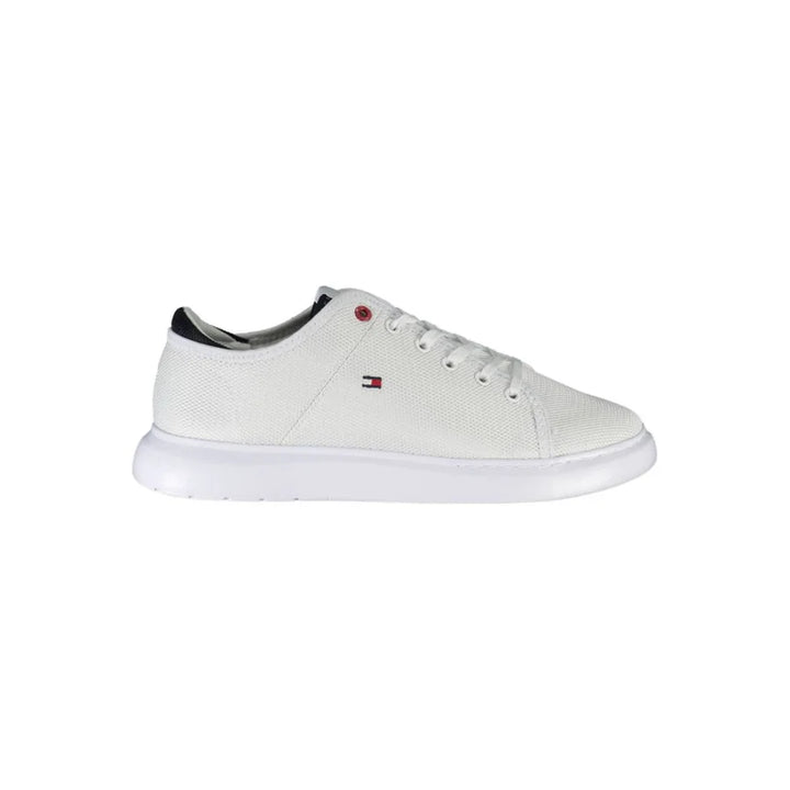 Tommy Hilfiger White Polyester Men Sneaker