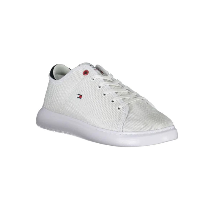 Tommy Hilfiger White Polyester Men Sneaker