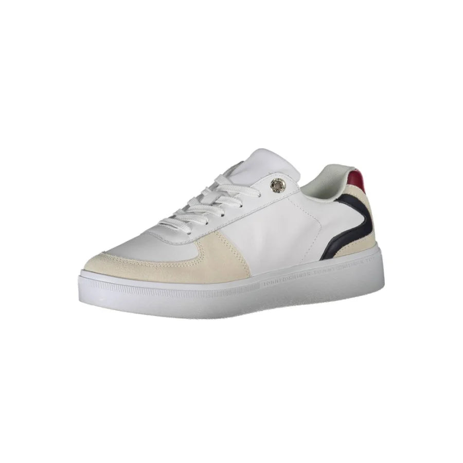 Tommy Hilfiger White Polyester Women Sneaker