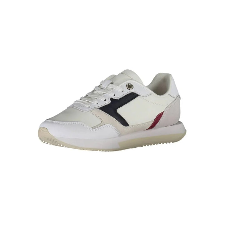Tommy Hilfiger White Polyester Women Sneaker