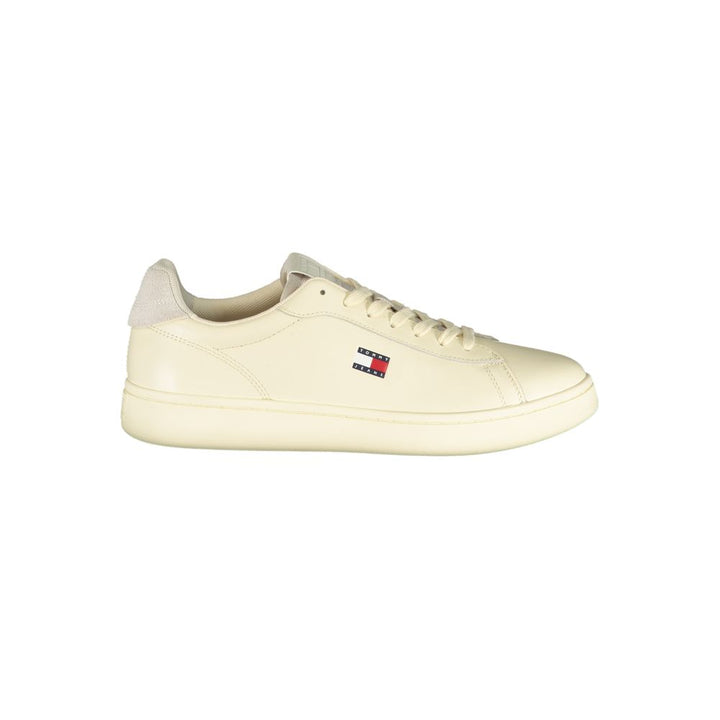 Tommy Hilfiger White Polyurethane Men’s Sneaker
