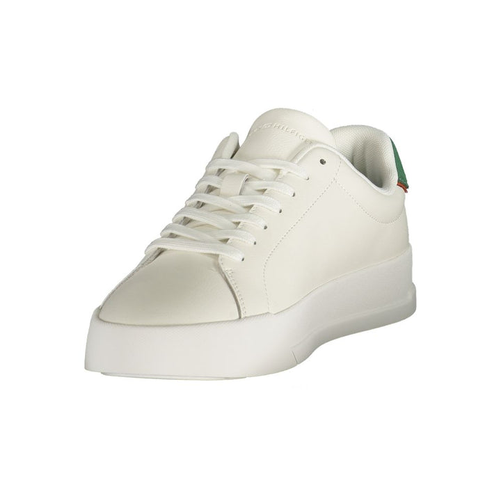 Tommy Hilfiger White Polyurethane Men’s Sneaker
