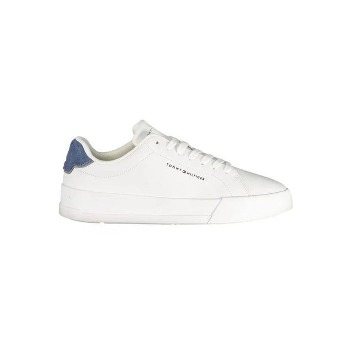 Tommy Hilfiger White Polyurethane Men’s Sneaker
