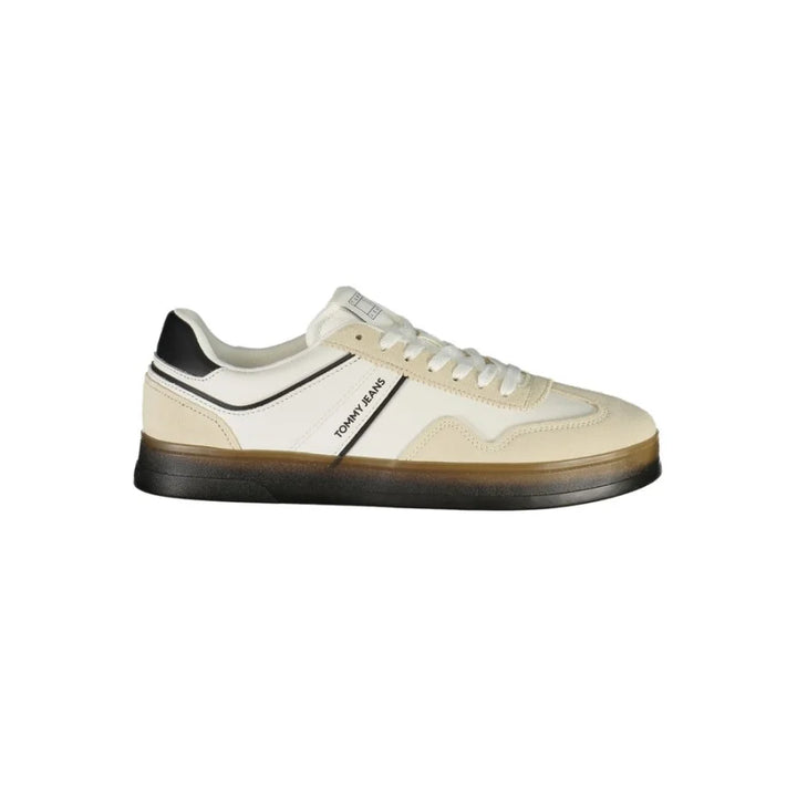 Tommy Hilfiger White Polyurethane Men’s Sneaker