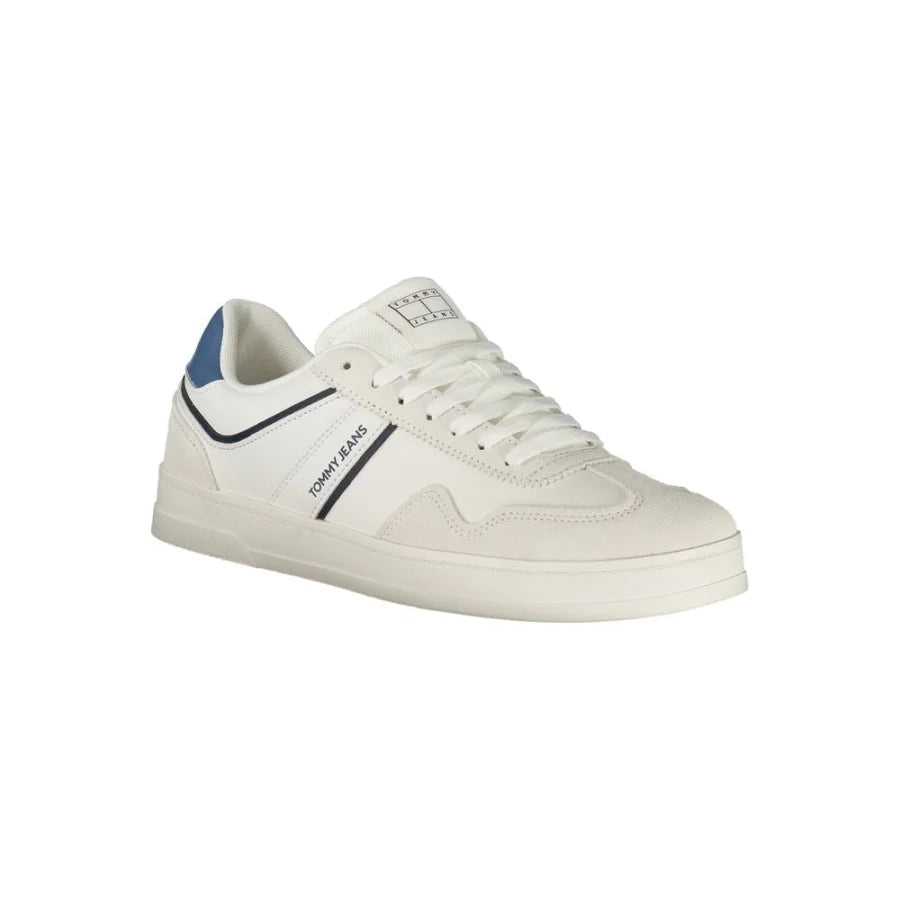 Tommy Hilfiger White Polyurethane Men’s Sneaker