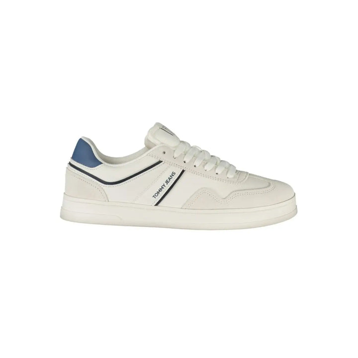 Tommy Hilfiger White Polyurethane Men’s Sneaker