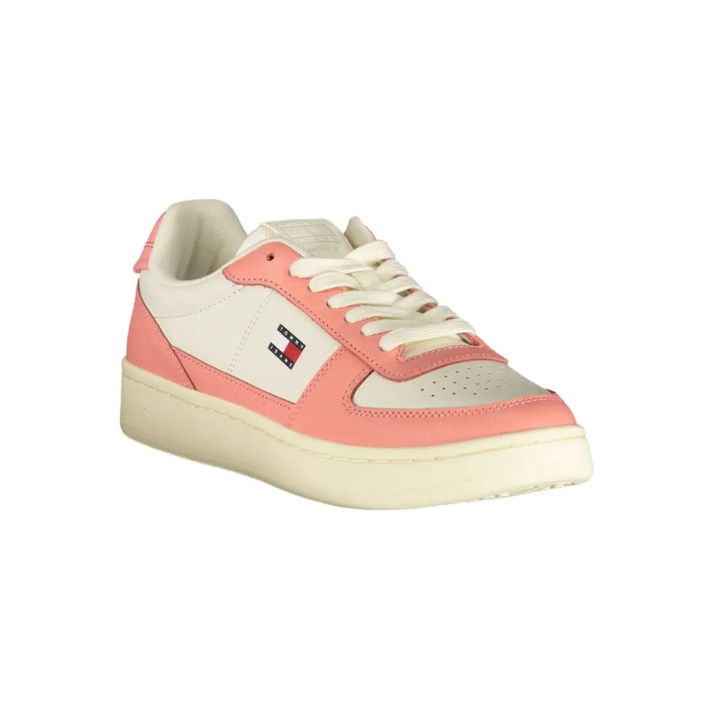 Tommy Hilfiger White Polyurethane Women’s Sneaker