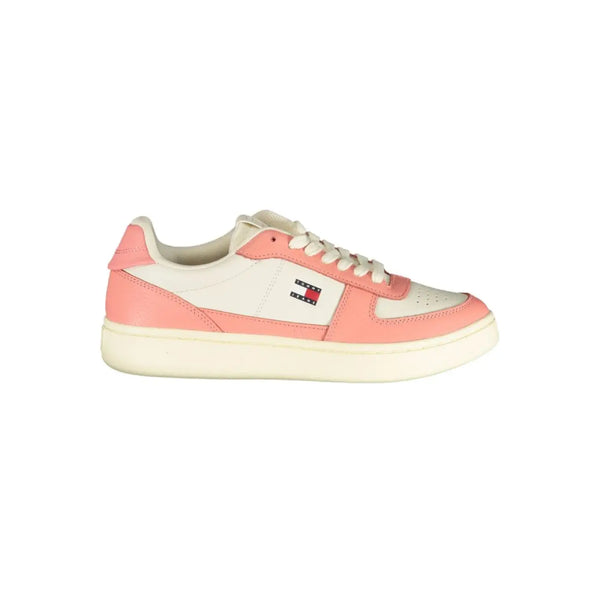 Tommy Hilfiger White Polyurethane Women’s Sneaker