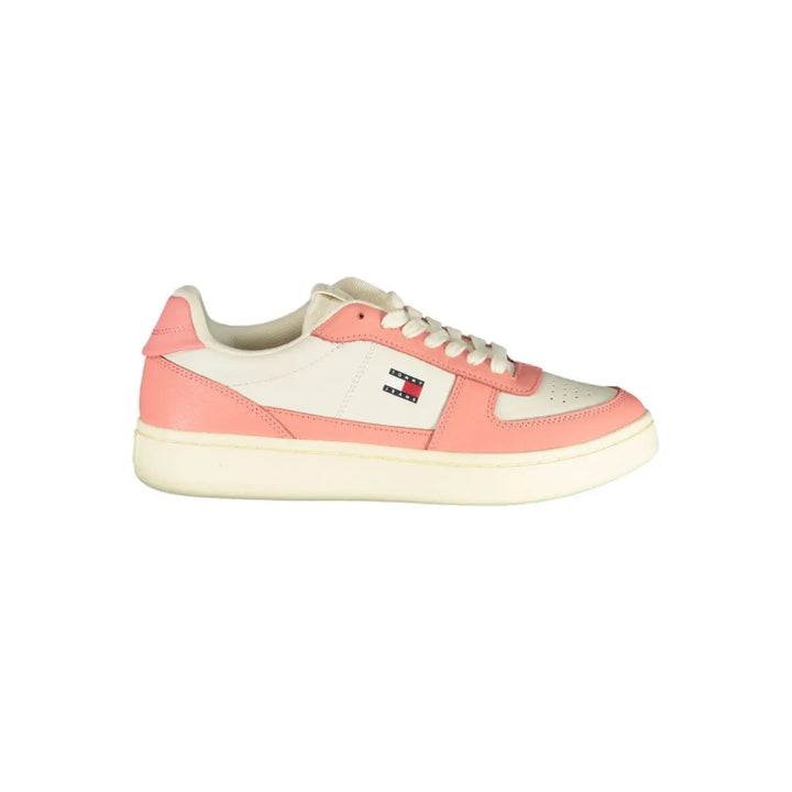 Tommy Hilfiger White Polyurethane Women’s Sneaker