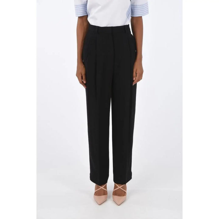 Tory Burch Black Acetate Casual Pants