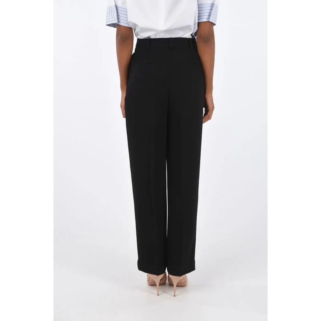 Tory Burch Black Acetate Casual Pants